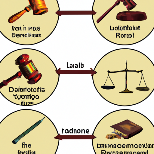 המחשה של תחומי משפט שונים כדי לייצג את הבנת הבעיה המשפטית שלך.