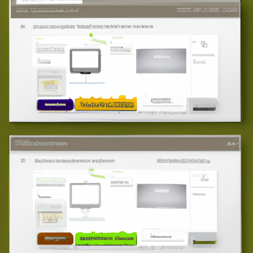 תמונה המציגה השוואה לפני ואחרי של אתר שעוצב מחדש על ידי חברה מקצועית