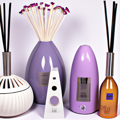 מגוון מפיצי ריח חשמליים המציגים עיצובים וגדלים שונים